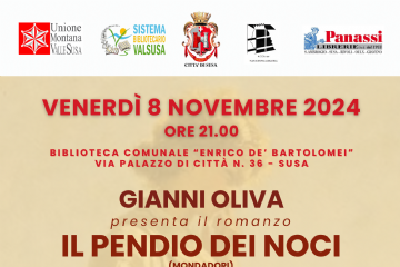 Presentazione romanzo &quot;Il Pendio dei Noci&quot; di Gianni Oliva