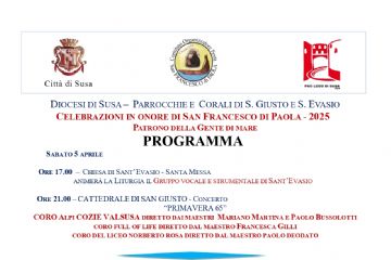 Celebrazioni in onore di San Francesco da Paola