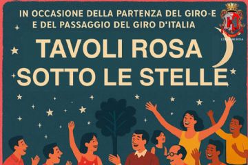 Tavoli Rosa sotto le stelle