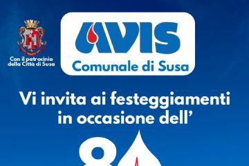 Festeggiamenti 80&#176; Anniversario AVIS Comunale di Susa