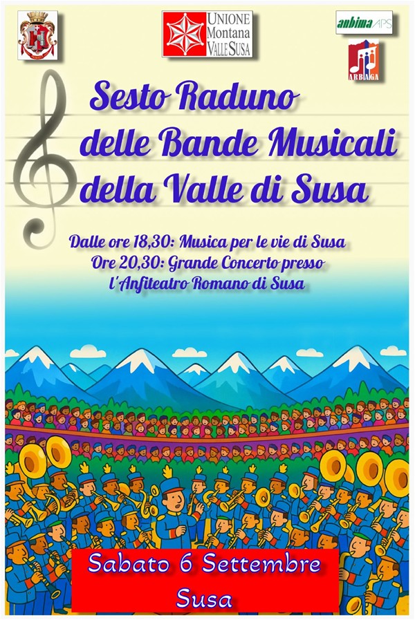 Sesto Raduno delle Bande Musicali della Valle di Susa