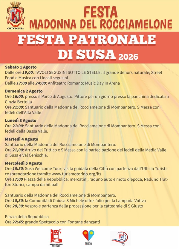 Festa Patronale di Susa - Festa della Madonna del Rocciamelone