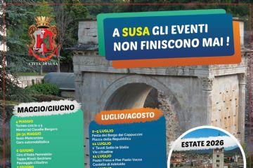 Calendario eventi estivi a Susa