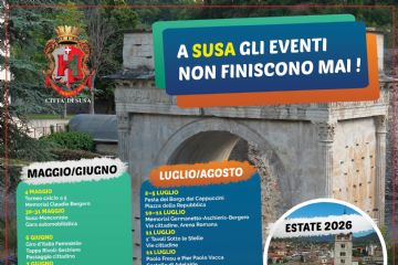 Calendario eventi estivi a Susa