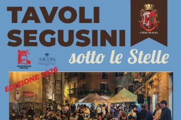 Tavoli segusini sotto le stelle