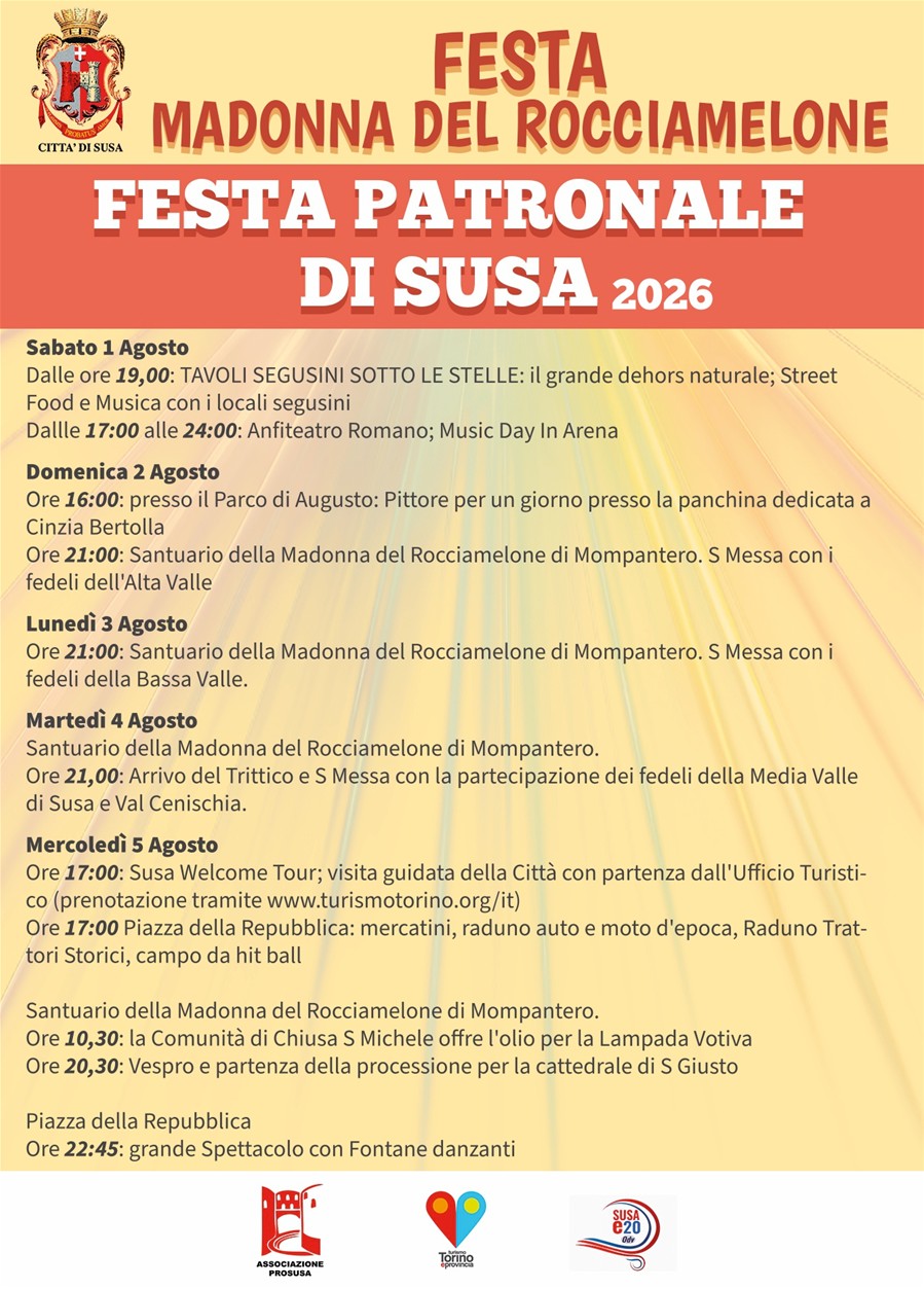 Festa Patronale di Susa - Festa della Madonna del Rocciamelone